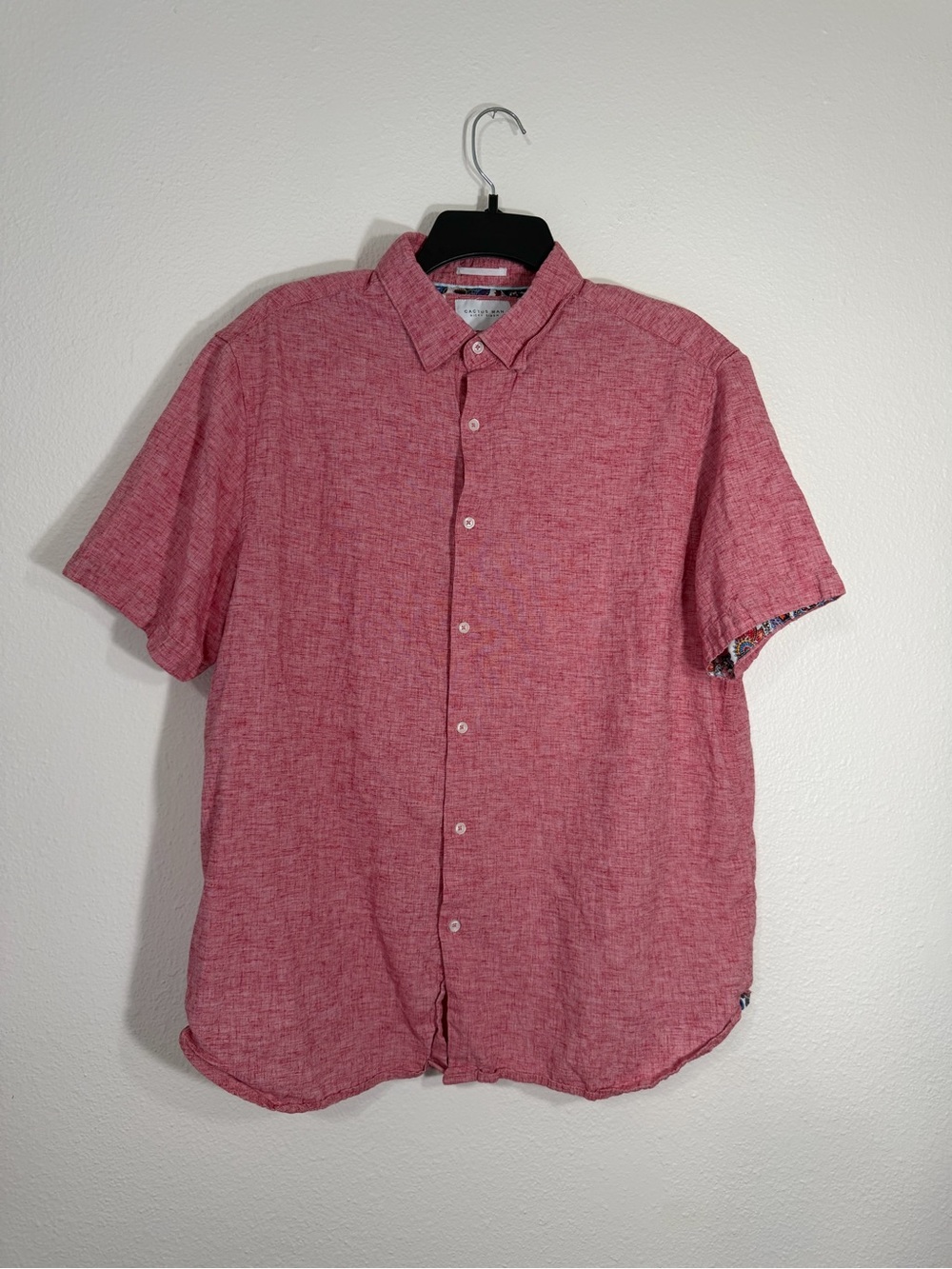 Cactus Man Shortsleeved Dress Shirt